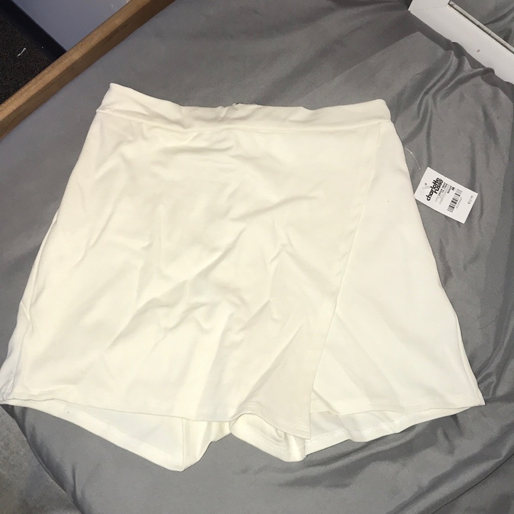 Charolette Russe Asymmetrical Wrap Skort